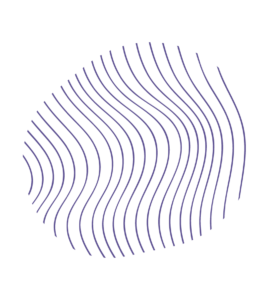 Botani wave Purple lines in abstract shape