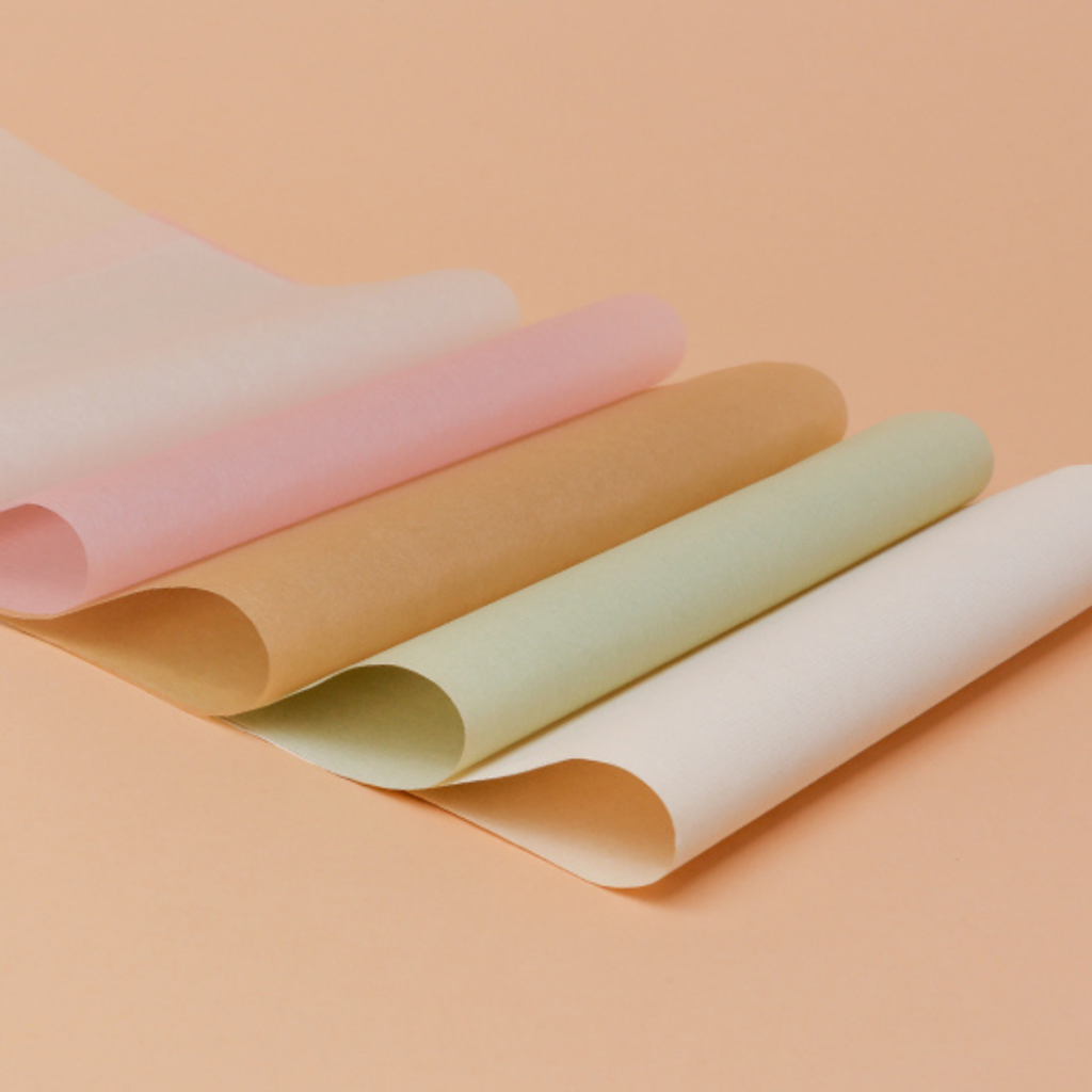 5 Botani Hemp Paper Sheets folded